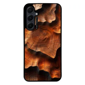 AKAM AMC-WSGA55-WOOD-9 Cover For Samsung Galaxy A55