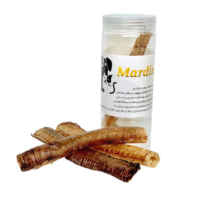 غذای تشویقی سگ ماردین مدل نای شترمرغ وزن 80 گرم