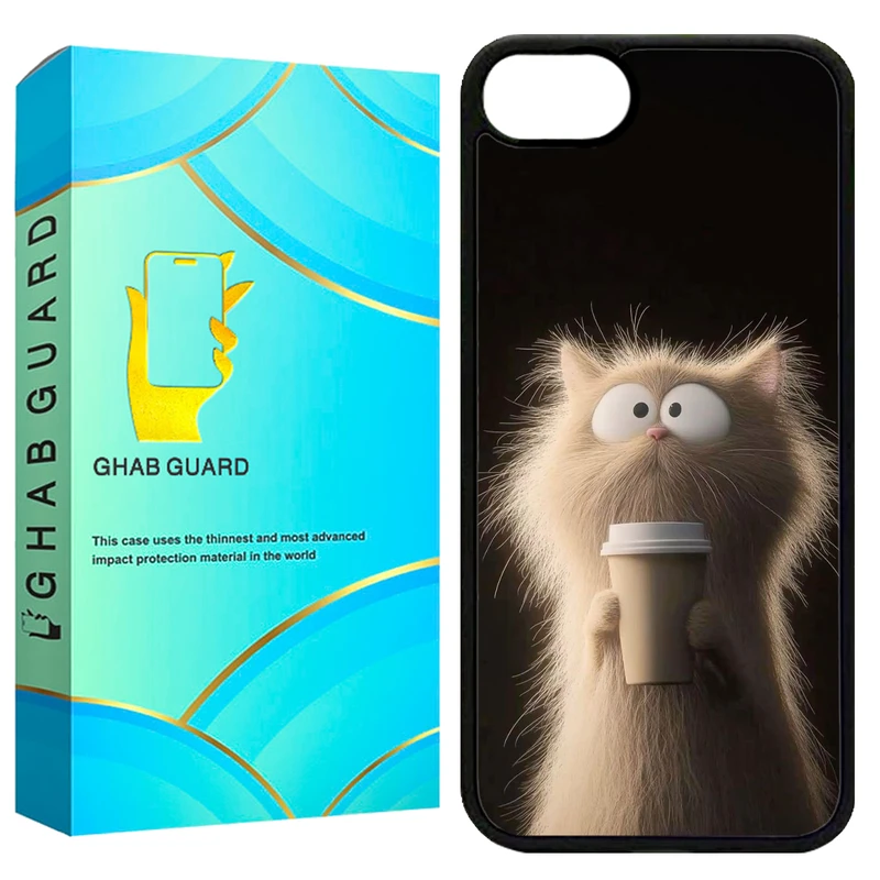 کاور قاب گارد طرح گربه مدل G16E مناسب برای گوشی موبایل اپل iPhone 16e