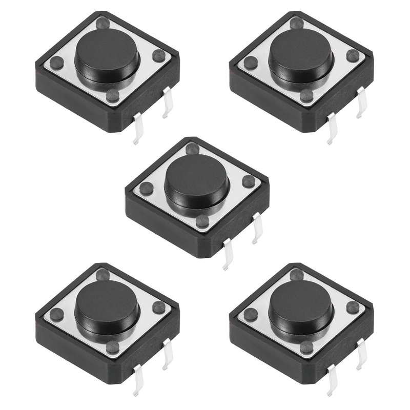 میکرو سوئیچ مدل Vertical-12×12×6-4P بسته 5 عددی
