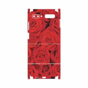 MAHOOT Red-Flower-FullSkin Cover Sticker for Samsung Galaxy Z Flip