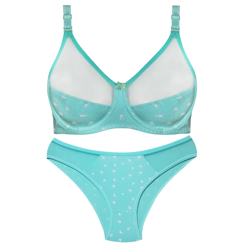 ست شورت و سوتین زنانه پانیذ مدل فنردار 9046