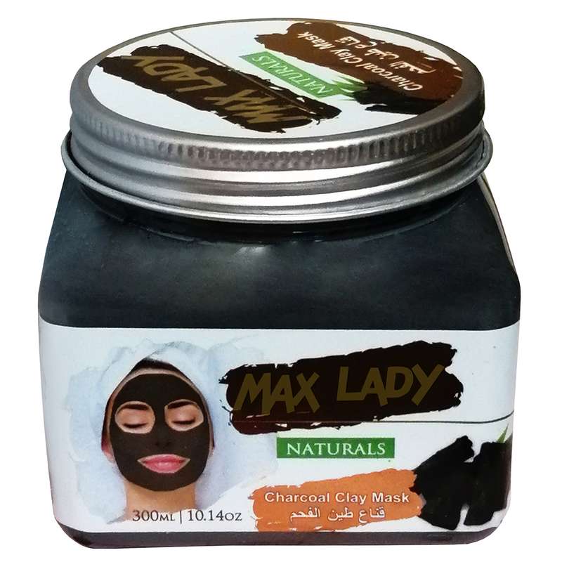 ماسک صورت مکس لیدی مدل Charcoal حجم 300 میلی لیتر