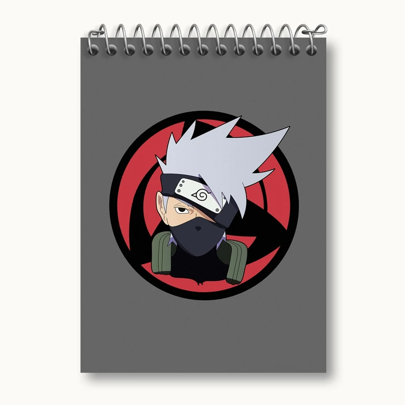 دفتر یادداشت 50 برگ خندالو مدل هاتاکه کاکاشی انیمه ناروتو Naruto کد 11244