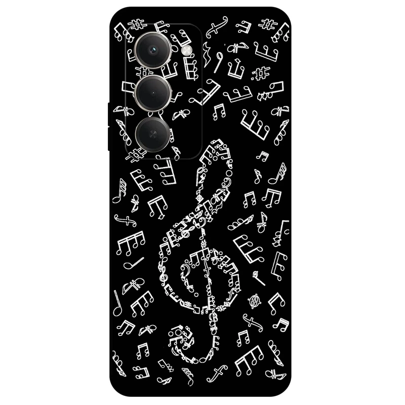 کاور مگافون طرح نوت موسیقی مدل 1370 مناسب برای گوشی موبایل شیائومی Redmi 15 4G
