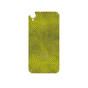 MAHOOT Yellow Snake Skin Cover Sticker for HTC Desire 830