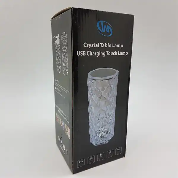 آباژور رومیزی مدل الماس رز