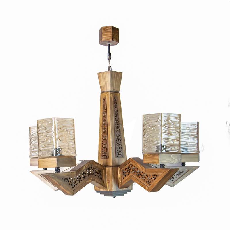 لوستر 4 شعله مدل افروز کد 1073