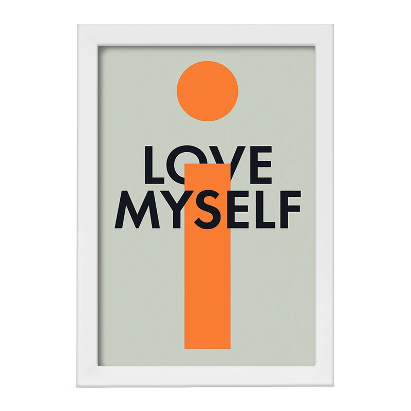 تابلو خندالو مدل Love My Self کد F10782