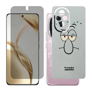 Glass Together model Privacy screen protector suitable for Honor 200 mobile phone with back cover sticker
