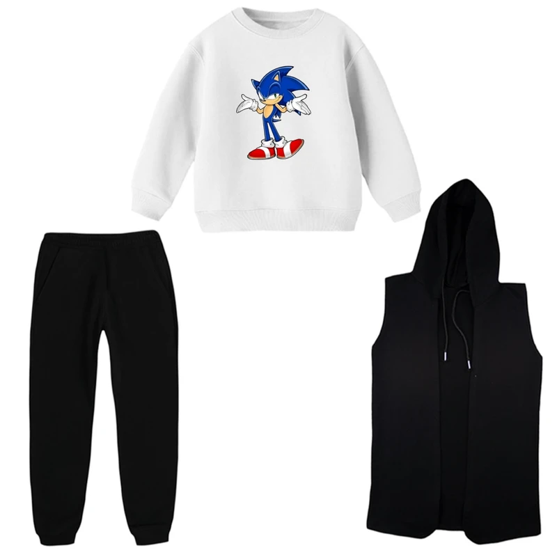 ست 3 تکه لباس راحتی بچگانه مدل سونیک کد 02