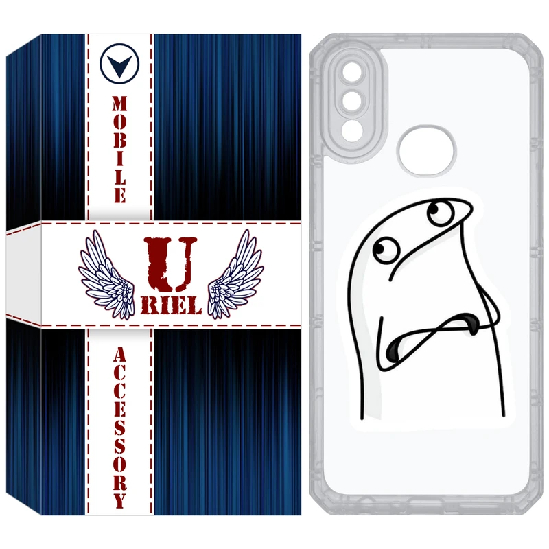 کاور یوریل مدل Clear کد 80 طرح کلافه مناسب برای گوشی موبایل سامسونگ Galaxy A10S / M10S