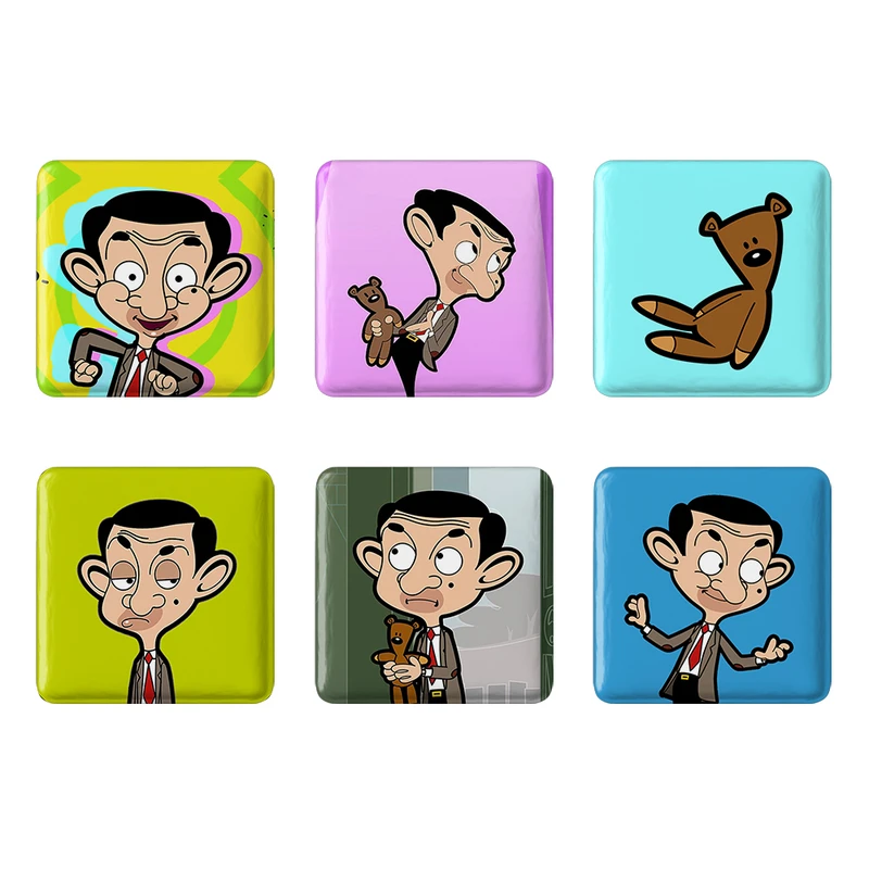 مگنت خندالو مدل مستر بین Mr Bean کد 389B مجموعه 6 عددی
