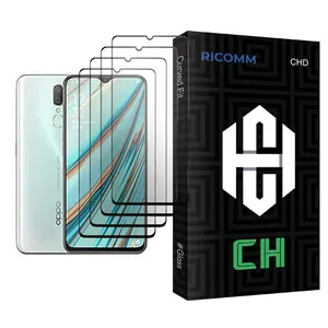 Ricomm CH Glass MIX004 Screen Protector For Oppo A9 Pack Of 4