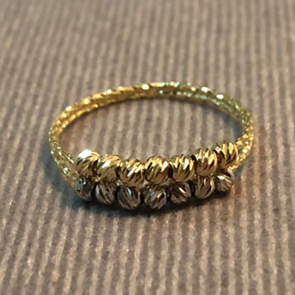 انگشتر طلا 18 عیار زنانه دوست خوب مدل dk272