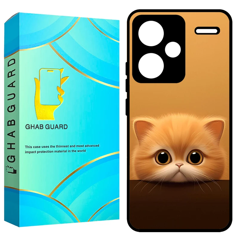 کاور قاب گارد طرح گربه مدل GCHPN13PL مناسب برای گوشی موبایل شیائومی Redmi Note 13 Pro Plus