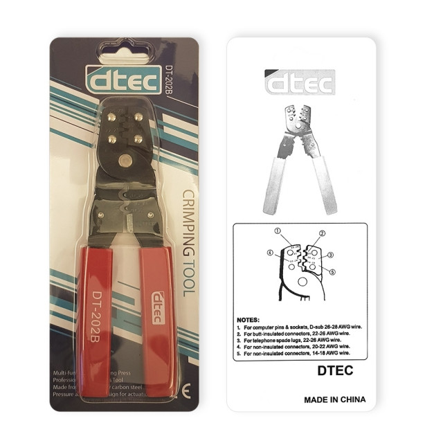 انبر پرس سرسیم دیتک مدل DT-20B سایز 18 سانتی متر