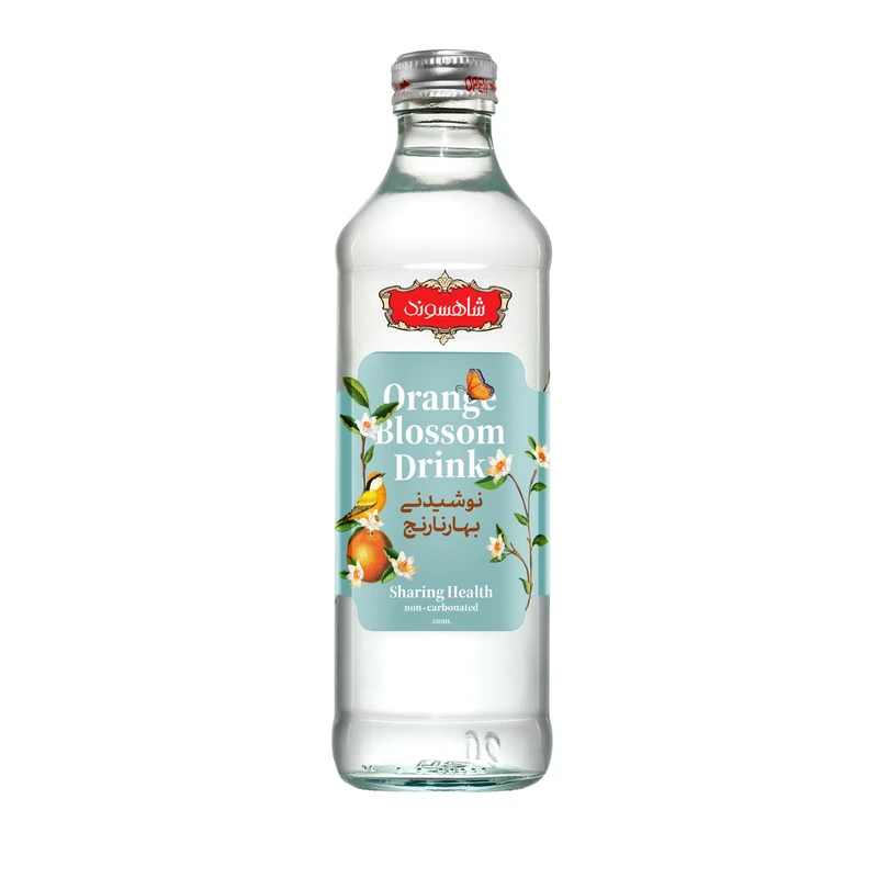 نوشیدنی شربت بهار نارنج شاهسوند - 330 میلی لیتر