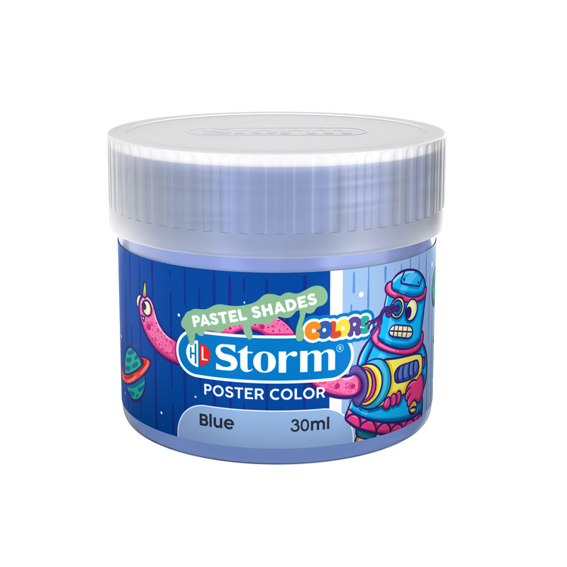 گواش 6 رنگ استورم مدل رنگ پاستلی