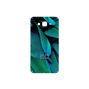 MAHOOT Green Feather Cover Sticker for Samsung Galaxy J7 2015