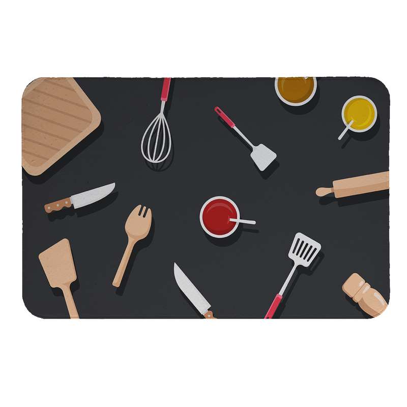 پادری طرح ابزار آشپزی کد 8464 سایز 110× 80 سانتی متر