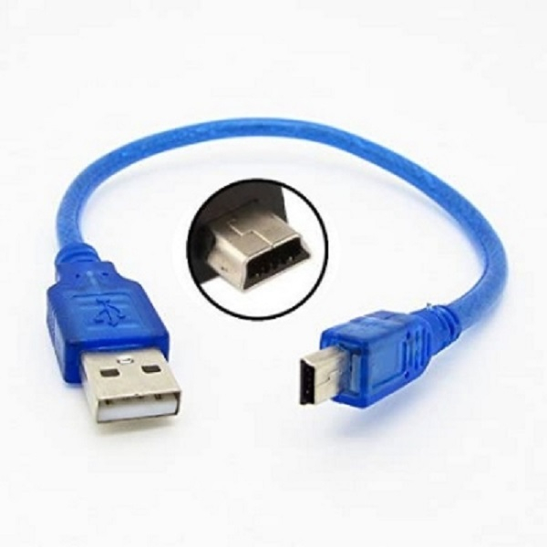 مبدل USB به MINI USB مدل M/5PIN طول 0.3 متر