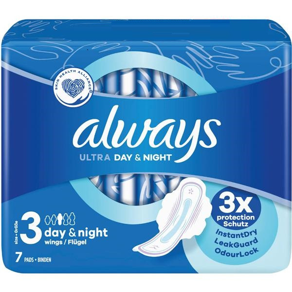 نوار بهداشتی الویز مدل ULTRA DAY NIGHT بسته 7 عددی نوار بهداشتی الویز مدل ULTRA DAY NIGHT بسته 7 عددی