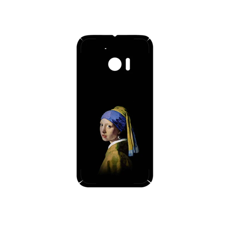 برچسب پوششی ماهوت مدل Girl with a Pearl Earring of Vermeer مناسب برای گوشی موبایل اچ تی سی 10