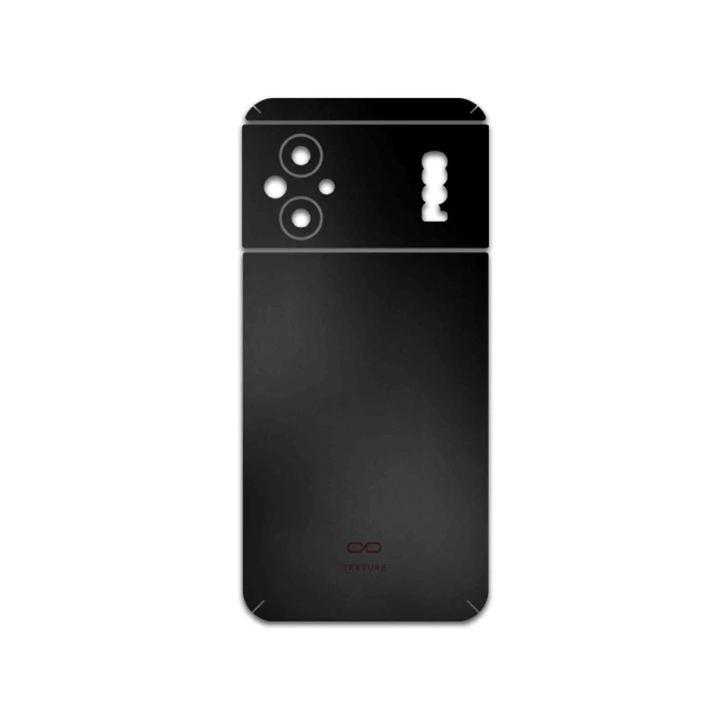 برچسب پوششی ماهوت مدل Matte-Black مناسب برای گوشی موبایل شیائومی Poco M5