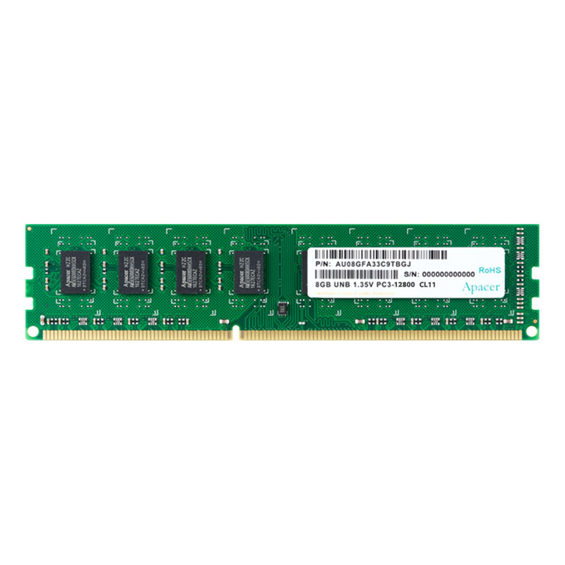 تصویر رم دسکتاپ DDR3-L تک کاناله 1600 مگاهرتز CL11 اپیسر مدل PC ظرفیت 8 گیگابایت