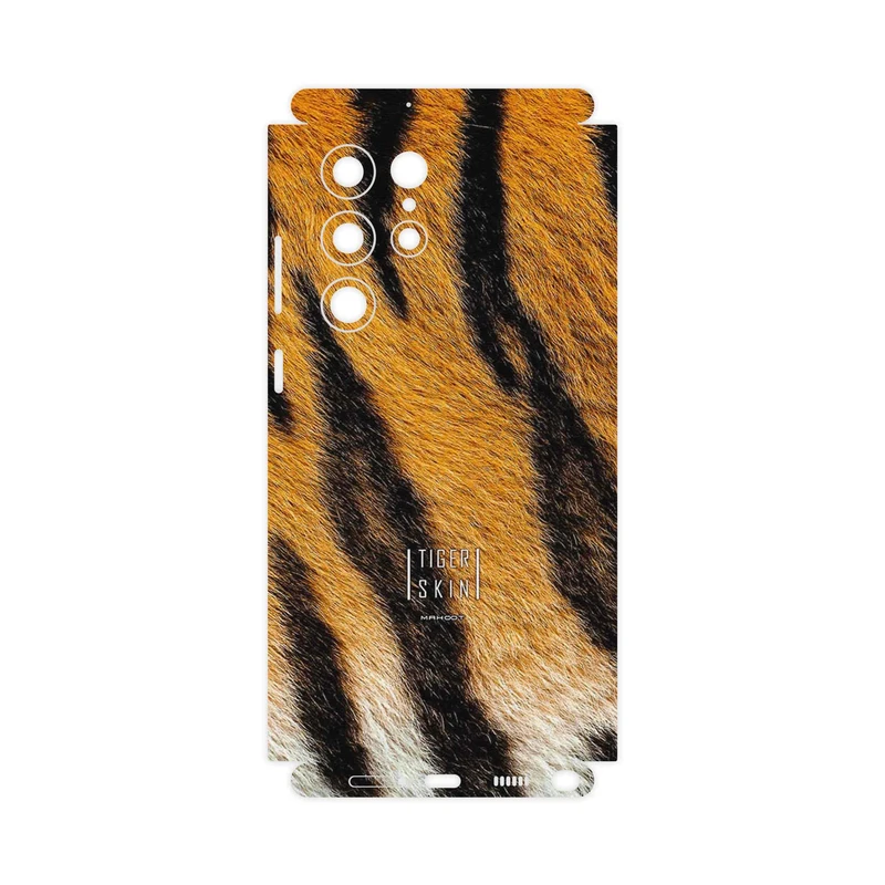 برچسب پوششی ماهوت مدل Tiger Skin-FullSkin مناسب برای گوشی موبایل سامسونگ Galaxy S22 Ultra 5G