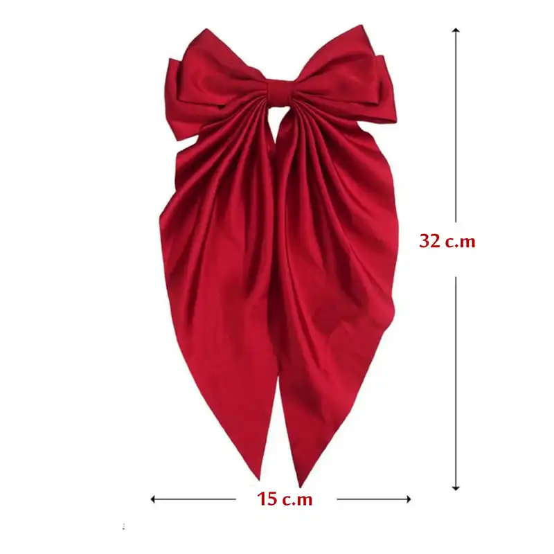 کش مو زنانه مدل ساتن طرح پاپیونی