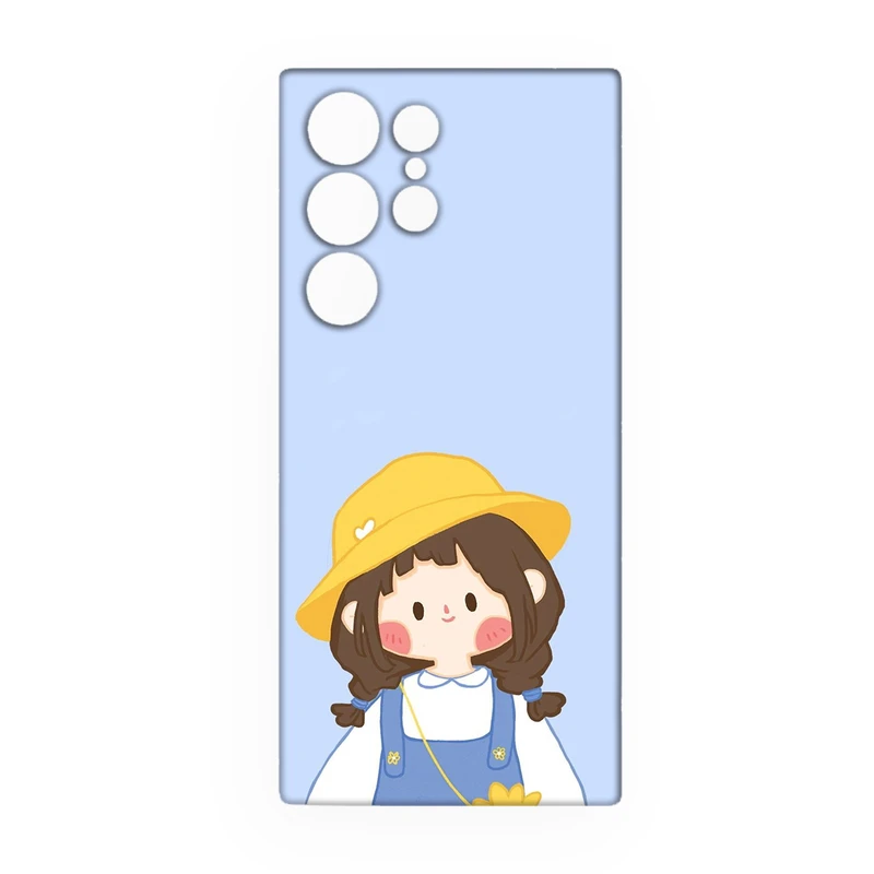 کاور طرح دخترانه کد 195 مناسب برای گوشی موبایل سامسونگ Galaxy S25 Ultra