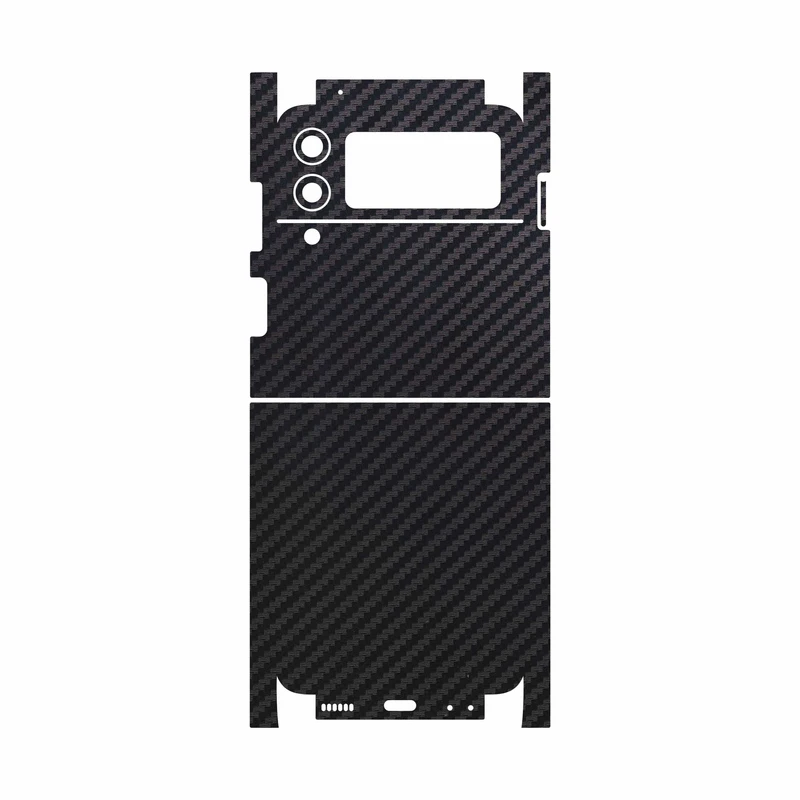 برچسب پوششی ماهوت مدل Carbon-Fiber-FullSkin مناسب برای گوشی موبایل سامسونگ Galaxy Z Flip3 5G
