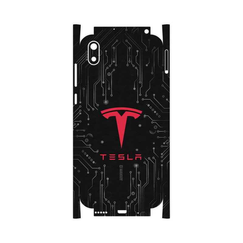 برچسب پوششی ماهوت مدل TESLA-Motors-FullSkin  مناسب برای گوشی موبایل هوآوی Y5 2019