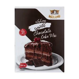 پودر کیک کاکائویی شیررضا - 500 گرمی 