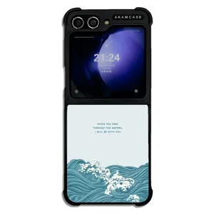 AKAM AMC-WSGZFLIP5-BLUE-23 Cover For Samsung Galaxy Z Flip 5