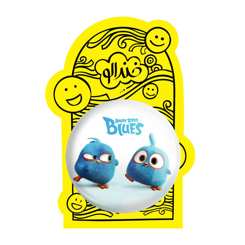 آینه جیبی خندالو مدل پرندگان خشمگین Angry Birds  کد 13862