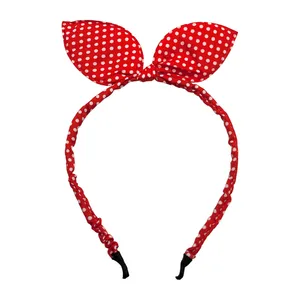 تل مو دخترانه مدل خرگوشی طرح خالدار كد PRC181