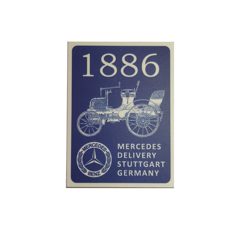 برچسب خودرو مدل لچکی اسپرت کد Mercedes-Benz بسته دو عددی 