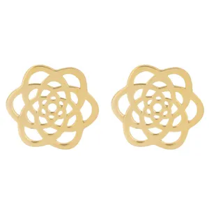 گوشواره طلا 18 عیار زنانه الن نار مدل 0677