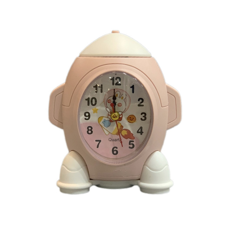 ساعت رومیزی عقربه‌ای مدل موشک زنگ دار