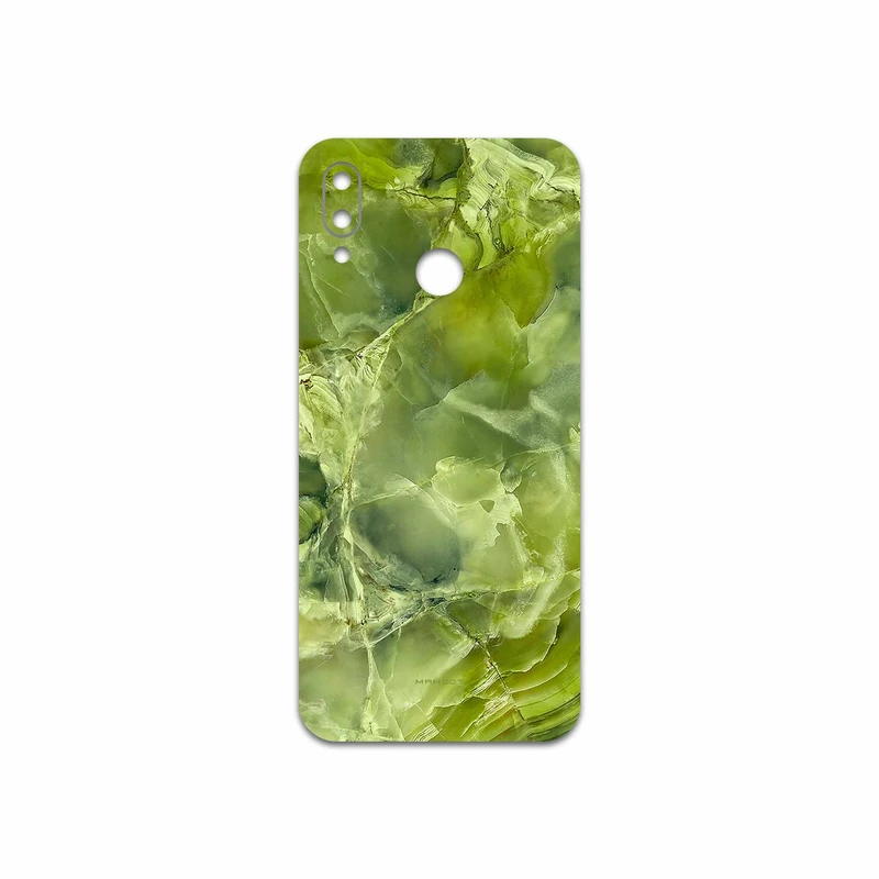 برچسب پوششی ماهوت مدل Green Crystal Marble مناسب برای گوشی موبایل هوآوی Nova 3e
