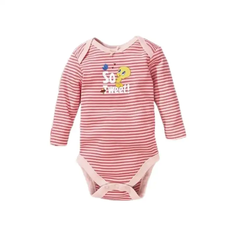 بادی آستین بلند نوزادی مدل 7125188 مجموعه دو عددی