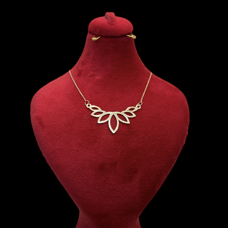 گردنبند طلا 18 عیار زنانه مدل اسلیمی