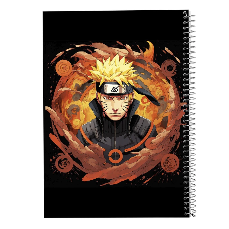 دفتر ژورنال نویسی 50 برگ مدوپد مدل نقطه ای طرح Naroto کد DF11341