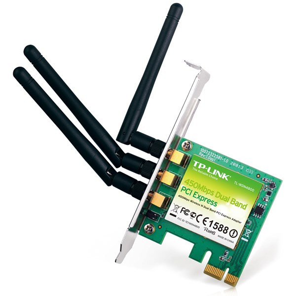 کارت شبکه PCI Express بی‌سیم و دو بانده تی پی-لینک مدل TL-WDN4800 V1