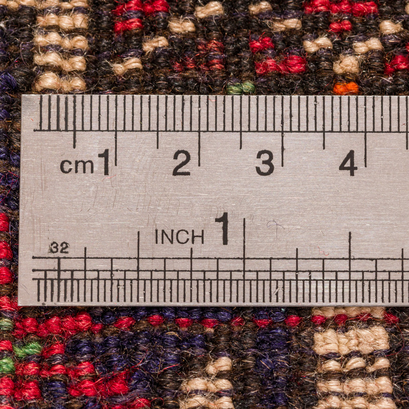 فرش دستبافت دو و نیم متری مدل نقشه بلوچ  کد 34.2835