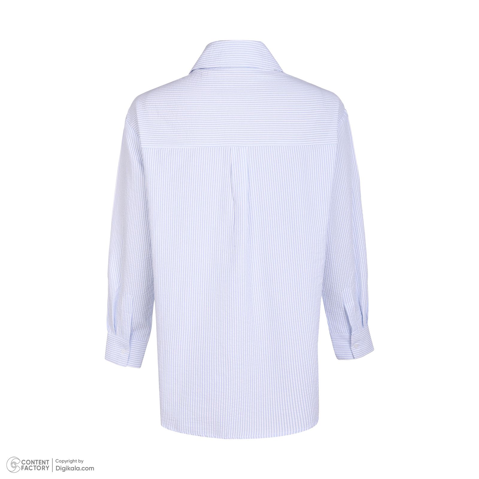 تونیک آستین بلند زنانه نیزل مدل 1248 رنگ آبی -  - 4