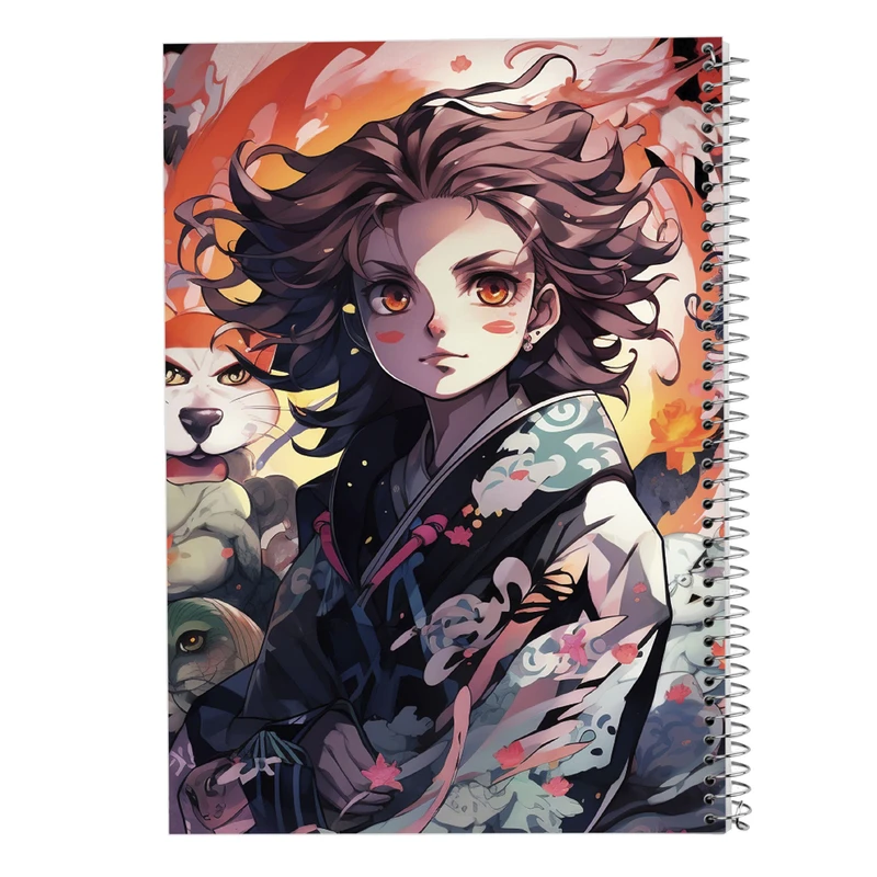 دفتر مشق 100 برگ مدوپد مدل Demon Slayer کد DF11044